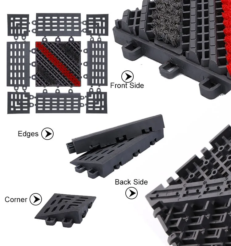 Good selling pvc floor tiles interlocking bangladesh price