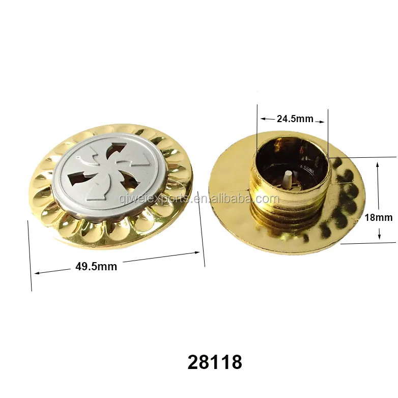 Plastic Golden air vent for mattress with lace