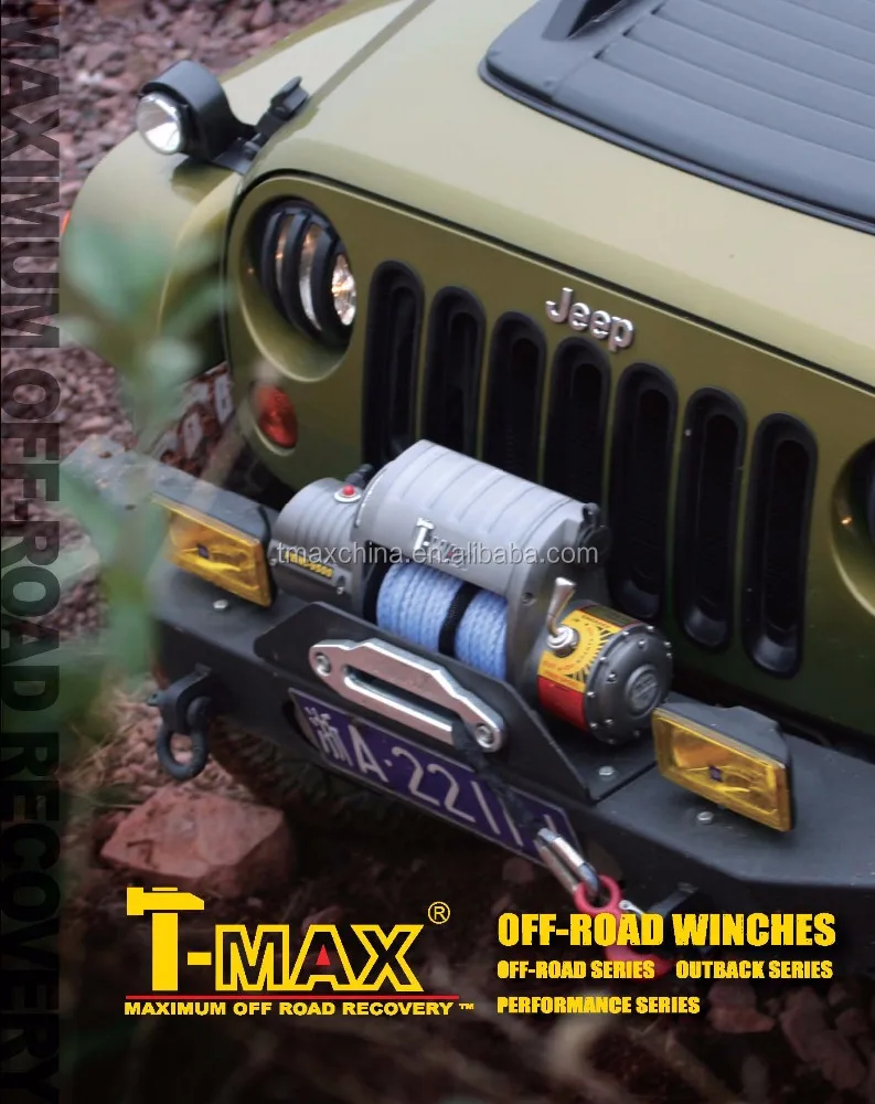 Электрическая лебедка T-max X-power 8000 фунтов 12