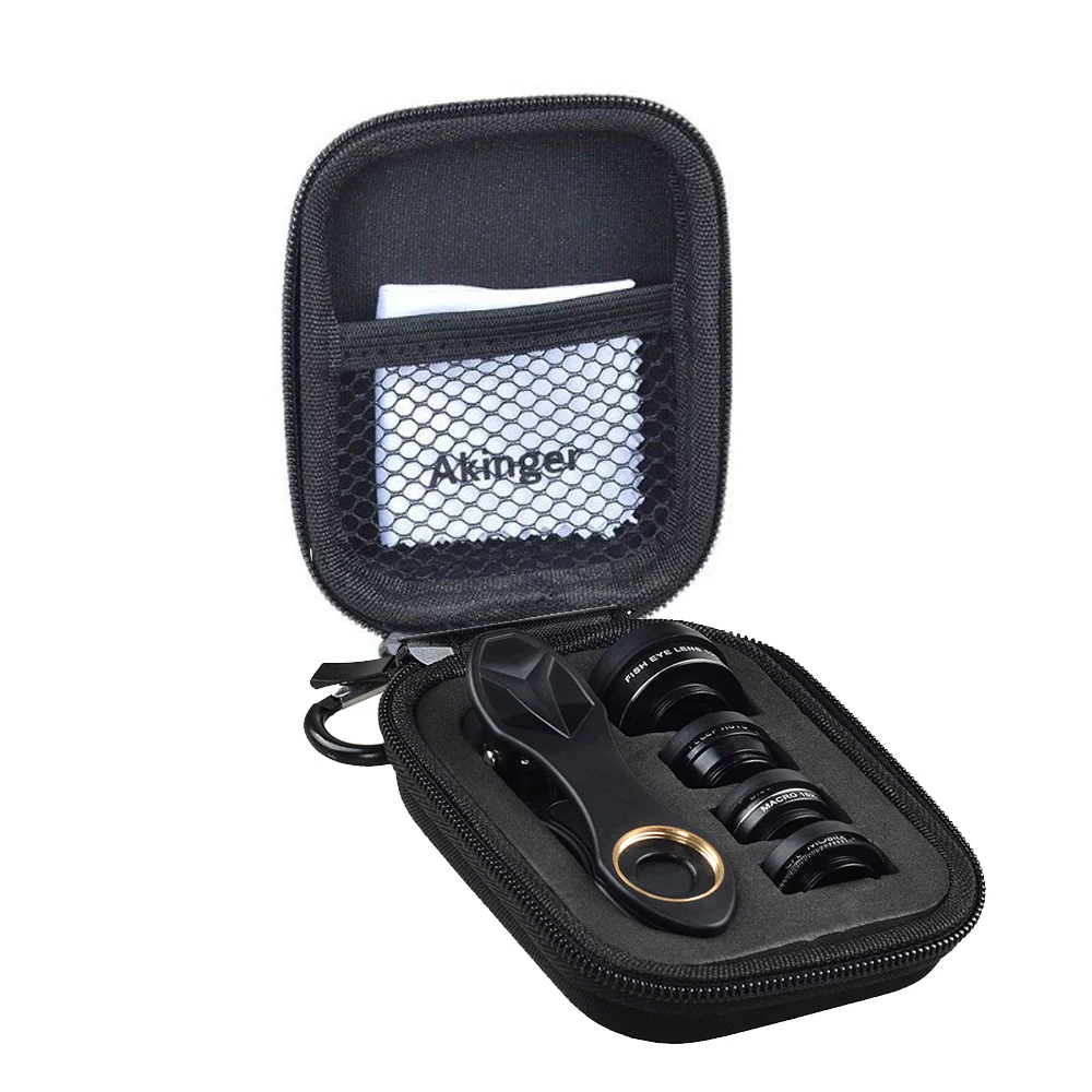 5 в 1 объектив рыбий глаз Макро широкоугольный объектив CPL фильтр 2X телеобъектив