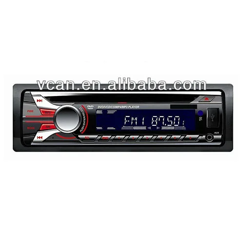 cheap car stereo / one din car music player mp3 FM USB SD MMC card player fix panel blue led