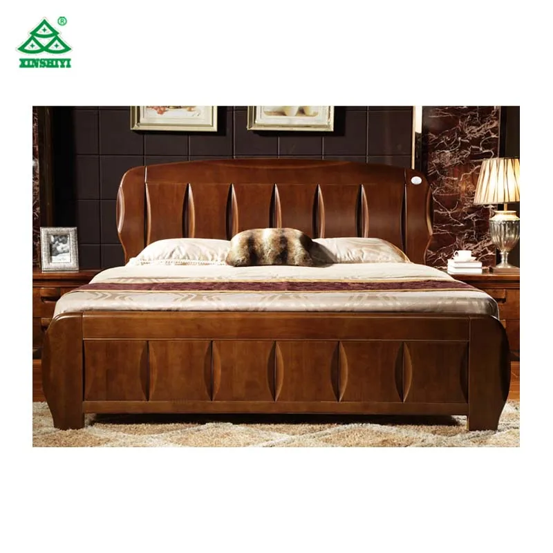 High quality Turkish Modern Solid Wood Bedroom Furniture Set