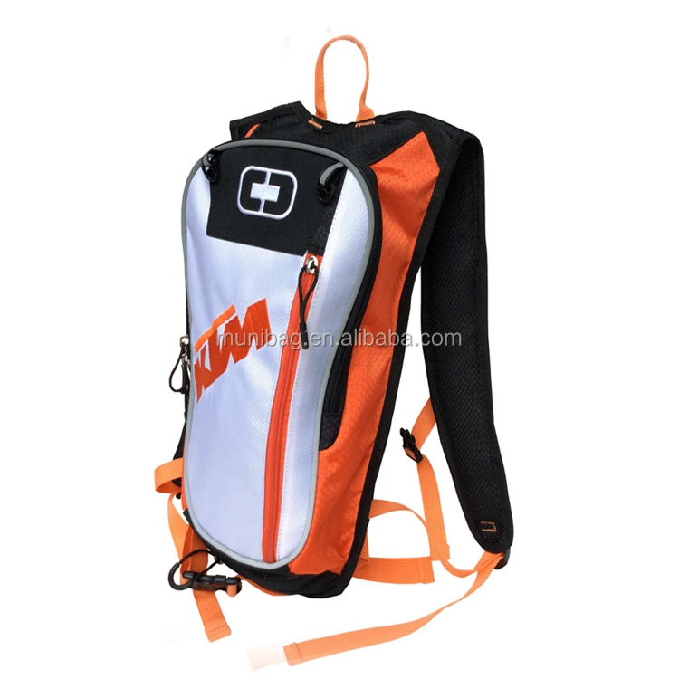 
Cycling Hydration Backpack with Helmet Net Chest Waist Strap 