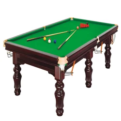 8ft 9ft solid oak Wood Pool Table Recreational Billiard Games table