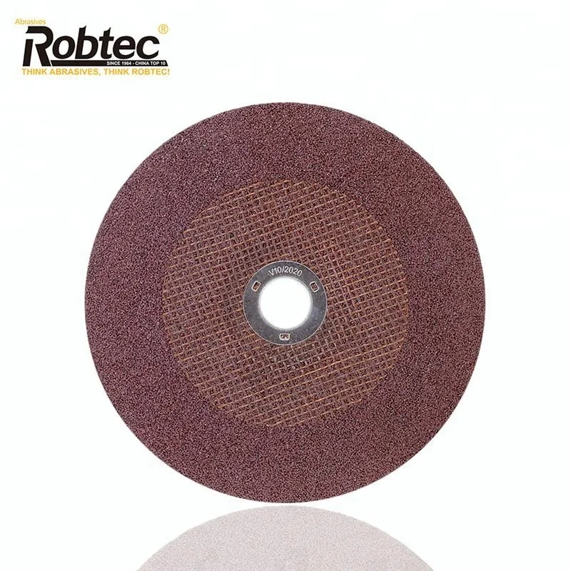 
ROBTEC 180*6*22.2mm China Factory Direct Sale Abrasive Disc Grinding Wheels For Polishing Stainless Steel And Metal 