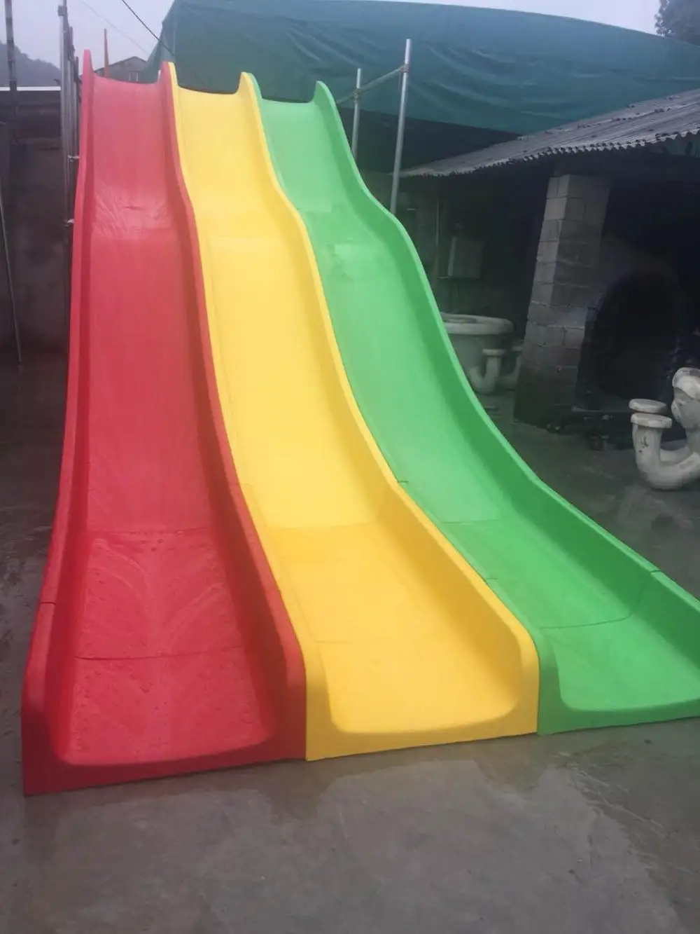 2018 Hot sale tube slide amusement water park equipment fiberglass slide