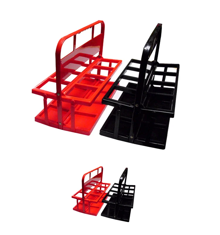 
custom logo large size plastic 8 Pack foldable water Bottle Carrier / ABS PP 8 bottles holder 