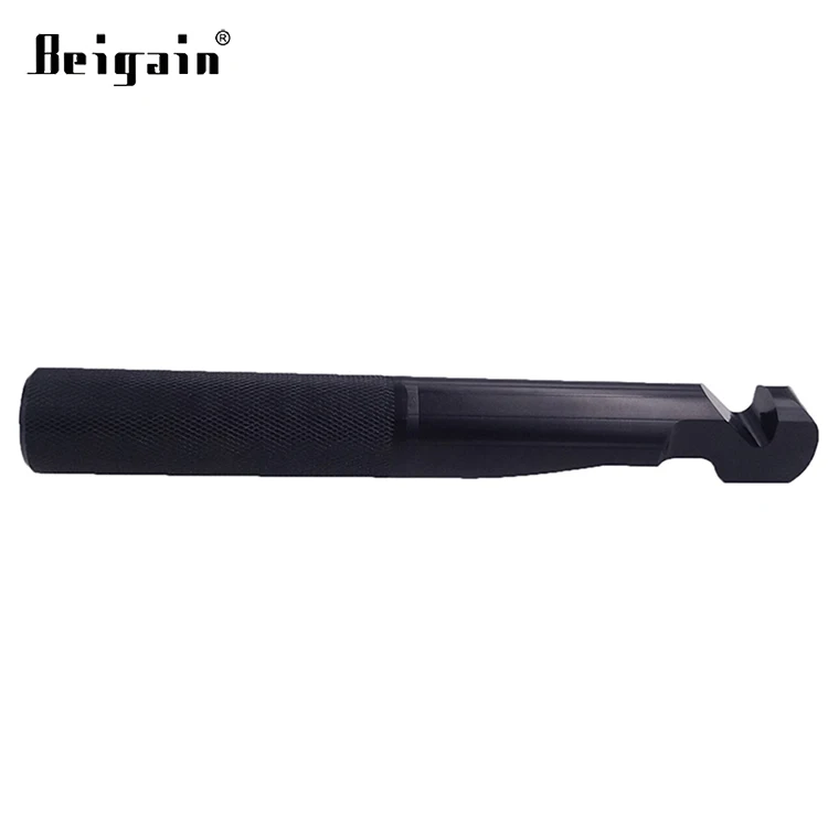 Custom CNC Machined Black Hard Anodized 6061-T6 Belt Changing Tool