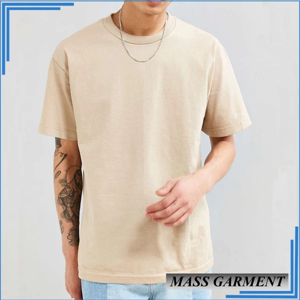 Wholesale Mens Blank Plain Tee Shirt Longline Extended Man T shirt