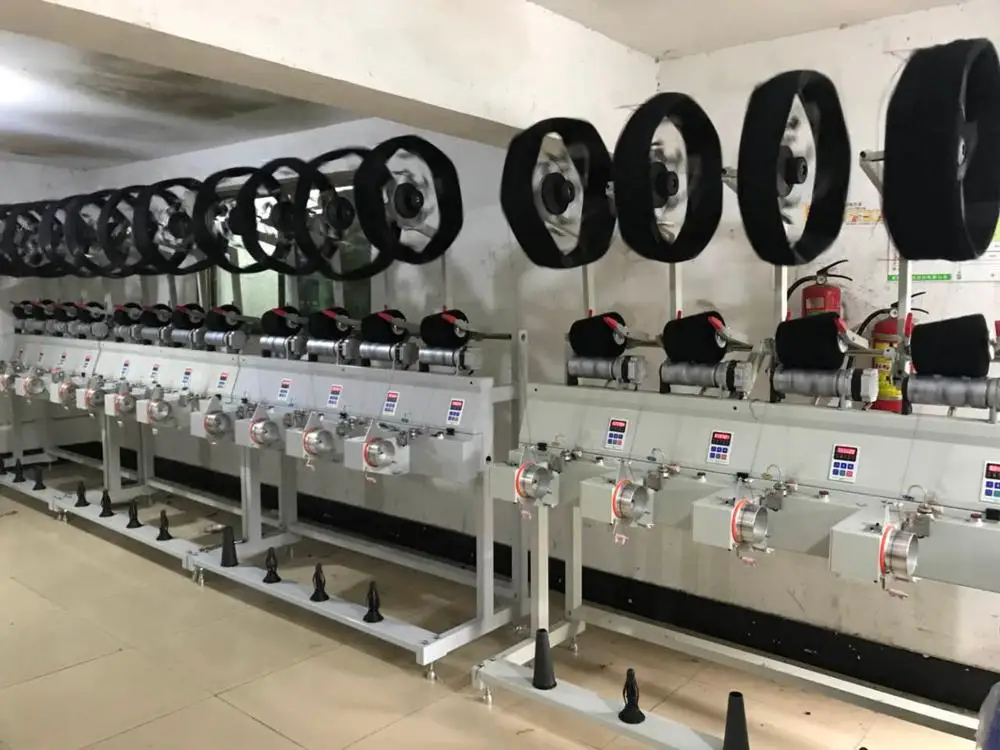 Hank to cone winding machine