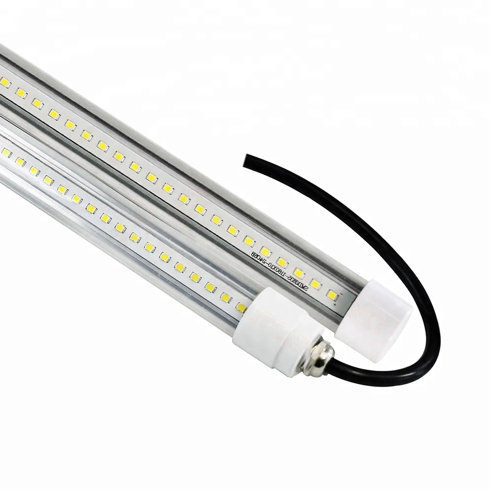 IN-T8W IP68 постоянным током Морозильник Холодильник аквариум парниковых аквариум бассейн Водонепроницаемый 8 Вт 14 Вт, 18 Вт, 24 Вт, 36 Вт T8 светодиодный люминесцентный торпедный прицел