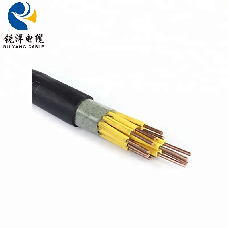 Electrical Multi Core Copper Conductor Control Cable Sheath Thickness 1.5mm
