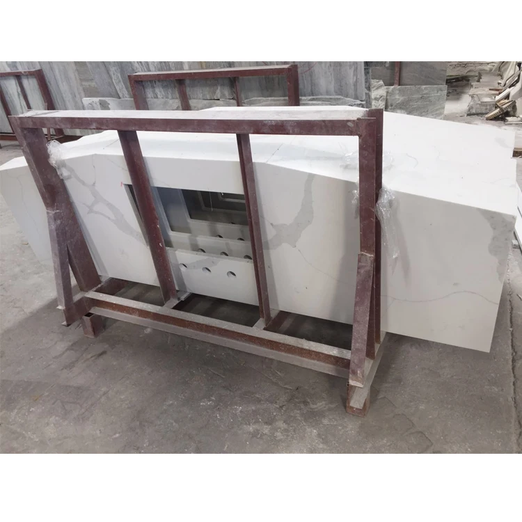 Commercial Calacatta Gold Countertops Vanity Bathroom Vanity Tops Table Tops With Quartz Countertop Philippines