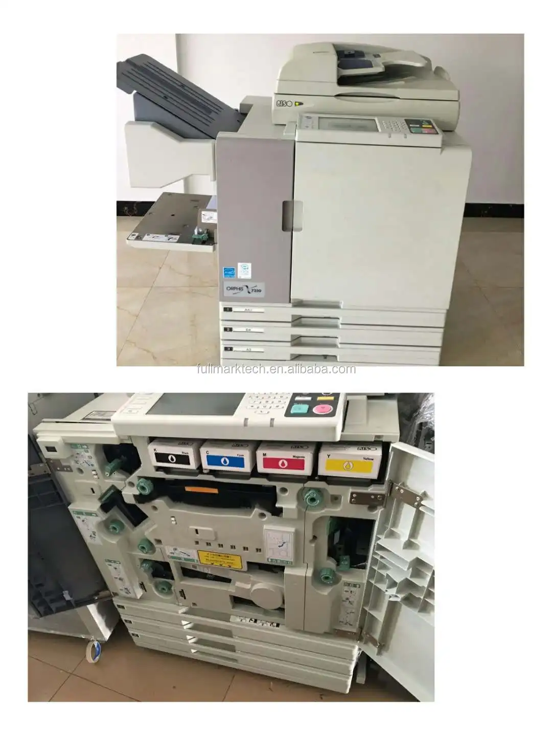 Б/у струйный принтер risos comcolor 7150/7250, цифровой дубликатор Risos