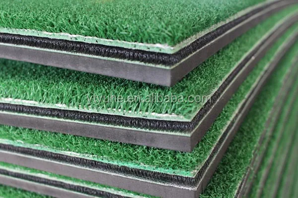 
3D golf practice turf hitting mat 