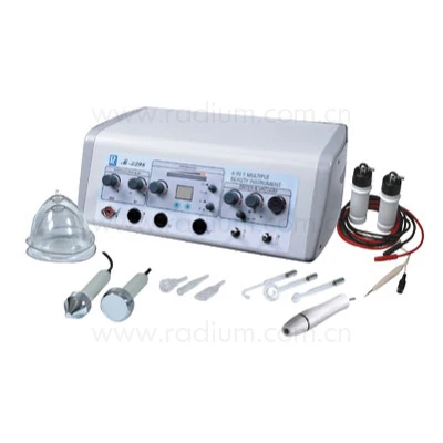 M-3398 высокочастотный + Ультразвуковой + Вакуумный + спрей + удаление пятен 6 в 1 косметический инструмент