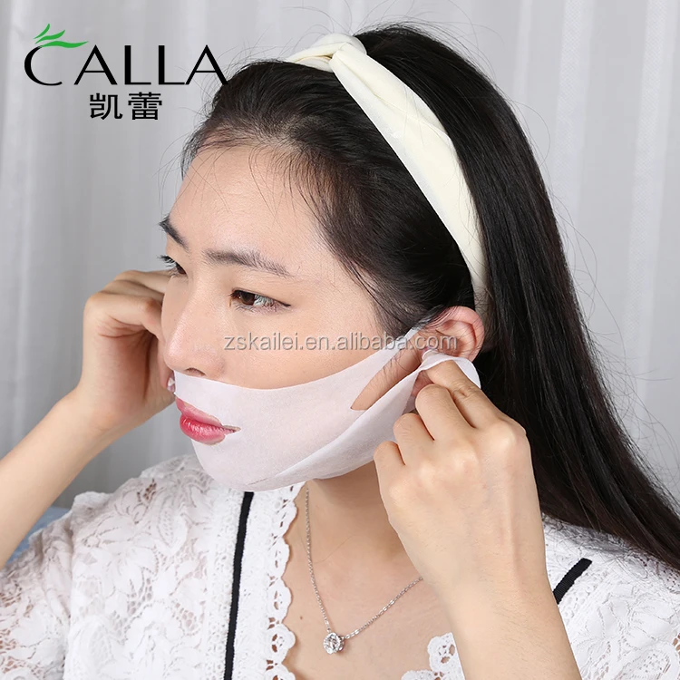 Slimming strap chin neck v shape face mask hydrogel v line face lifting mask
