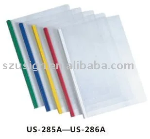 
US-285A PP slid grip presentation file folder 
