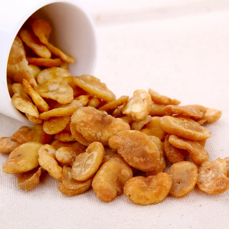 
Hot Sale 300g Fried Salted Spicy China Broad Bean Snack For Kids 