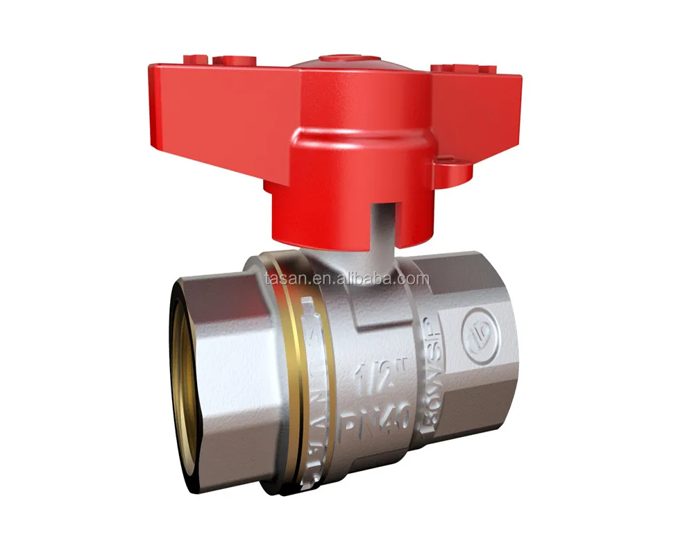 S117530A new style Forged Wholesale female thread full Port Thread pn25 Ball Valve aluminium Butterfly Handle