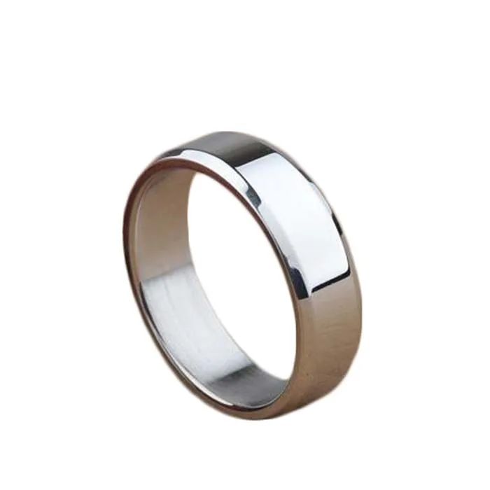 High quality plain 316l surgical stainless steel ring