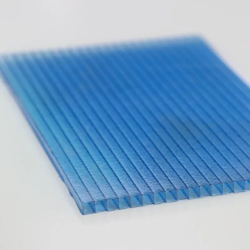 PC Crystal Hollow polycarbonate sheet with orange color decorative plastic board