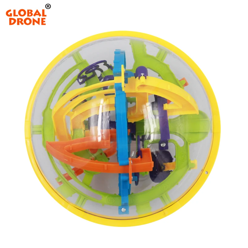 Hot Sale Global Drone 158 Steps 3D Magic Maze Ball Perplexus Magical Intellect IQ Educational Classic Toys Maze Ball