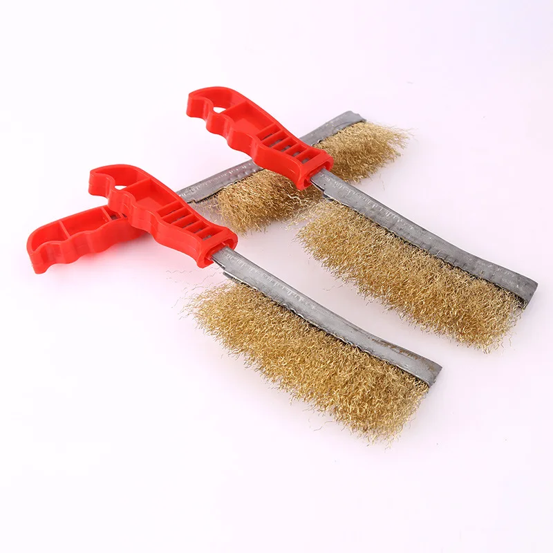 factory  plastic brass steel wire brush with good price