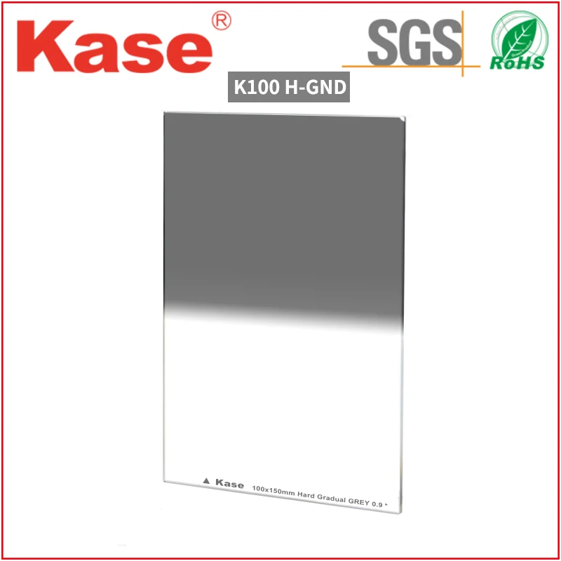 Kase 150X170mm Square Hard Graduated Neutral Density Filter GND8(0.9) ND 3 Stops