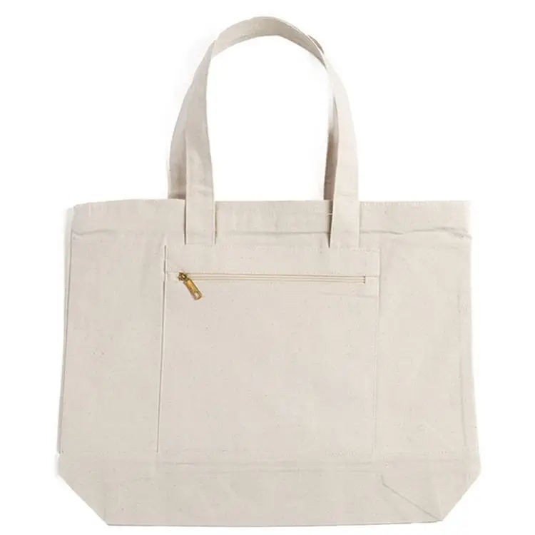 Wholesale Cheap Reusable Oversized Nature Cotton Economical practical Shopping Tote Bag