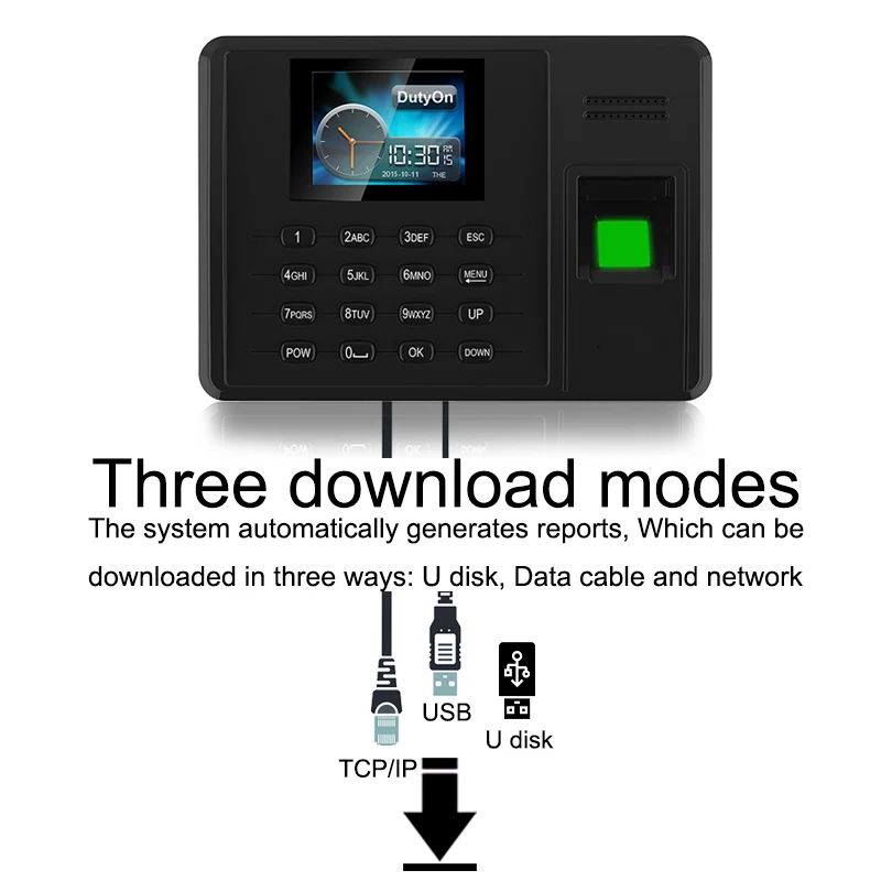 Система биометрического учета времени Eseye, часы, офисный работник, машина для отпечатков пальцев