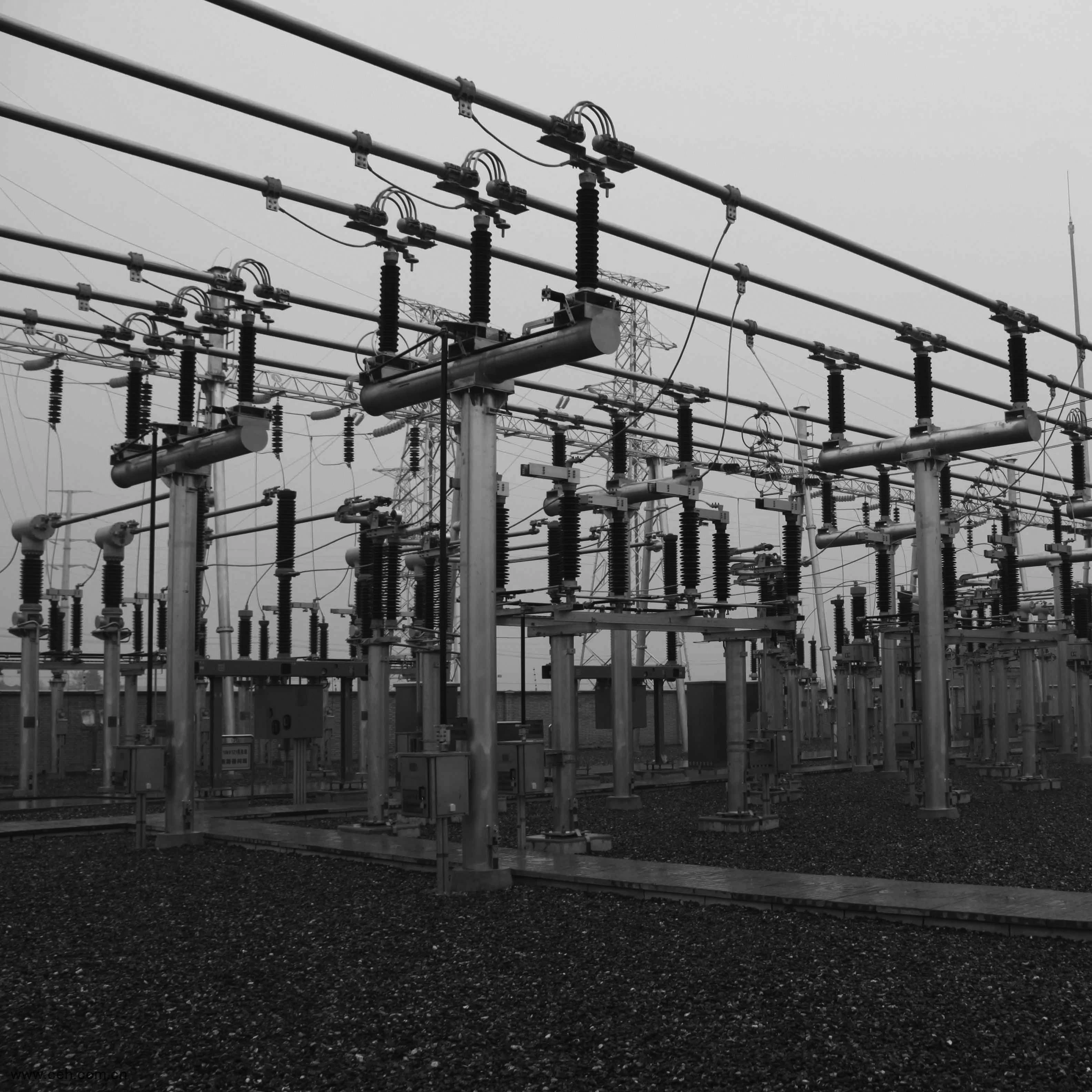ISO 9001 Power Transformer Substation Tubular Structure  Electrical power pole