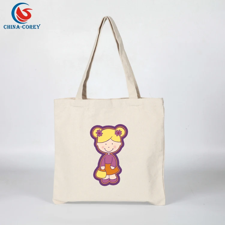 2017 blank canvas tote shoulder bag and canvas bag casual