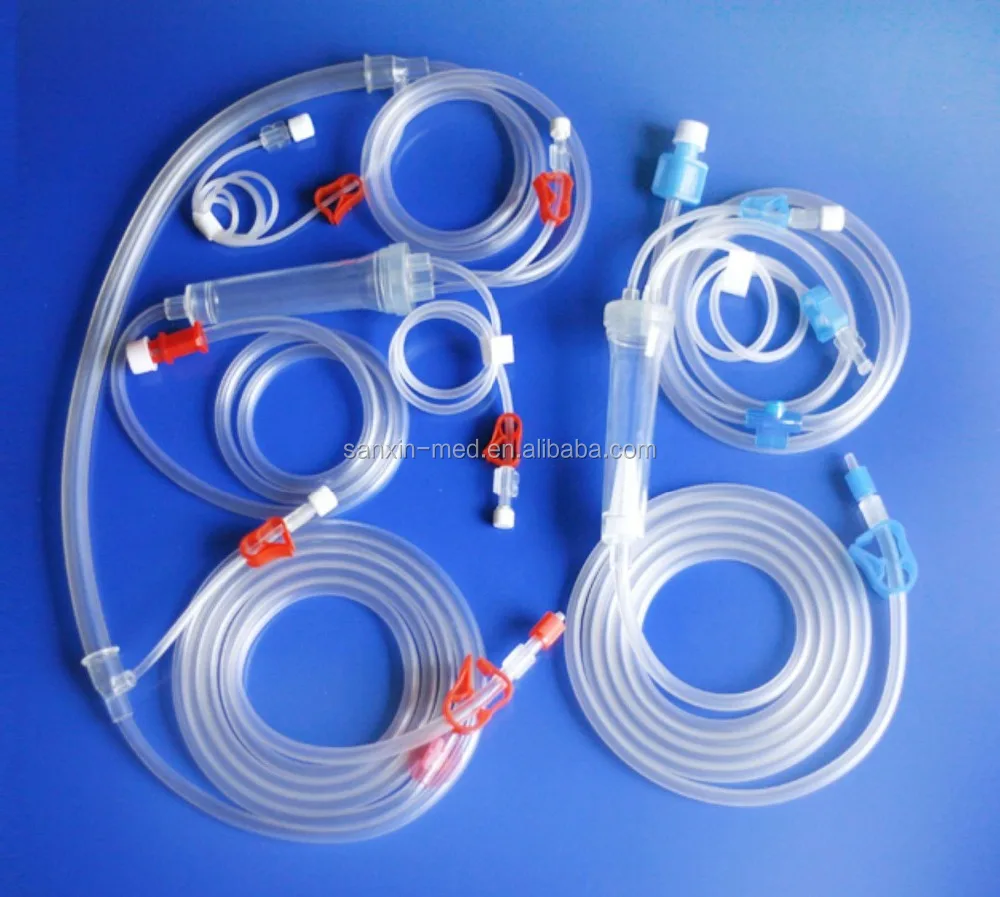 Medical hemodialysis blood line set for single use CE