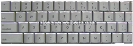 HGTECH 50w Computer Laptop Keyboard Mouse Fiber Laser Marking Machine With Raycus Laser Source