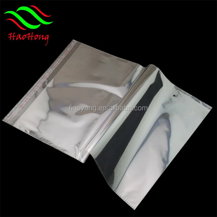 
Transparent custom polybag packaging clear plastic poly opp bags for clothing 