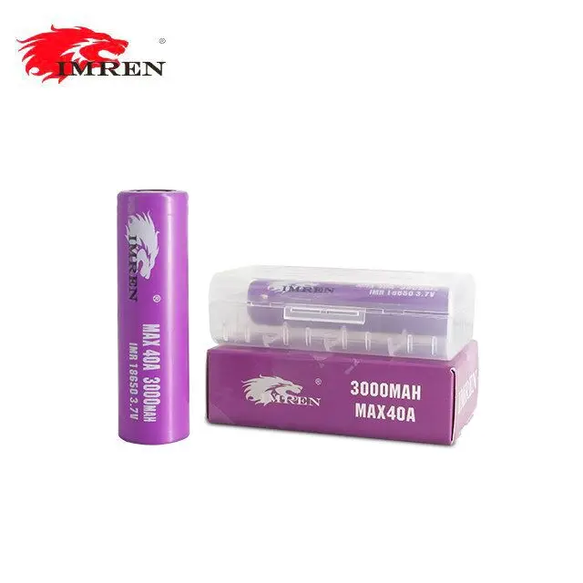 High Quality Deep Cycle PK IMREN 3000mAh 3.7V LI-Ion 18650 3000mah 40A Rechargeable Battery