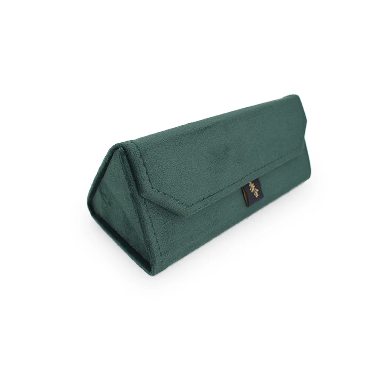 New Triangle Folding Sunglasses Glasses Case