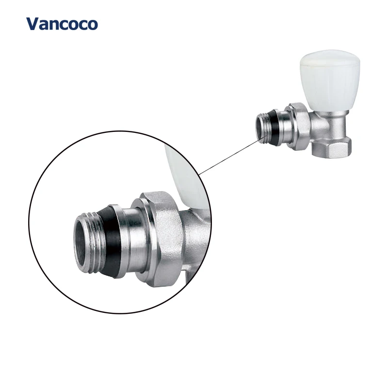 Vancoco IV201A-J chrome 1/2 mrv check radiator valve