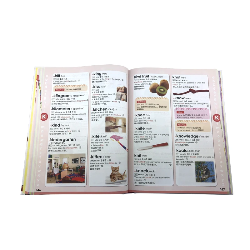 Growing up 3000 words English Dictionary  with many pictures to use visual learning