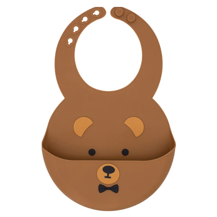 
Soft Silicone Easy Clean Waterproof Baby bibs 