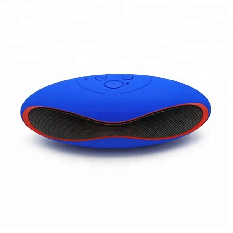 Colorful Oval Shape Rugby Ball Wireless Mini Portable Speaker