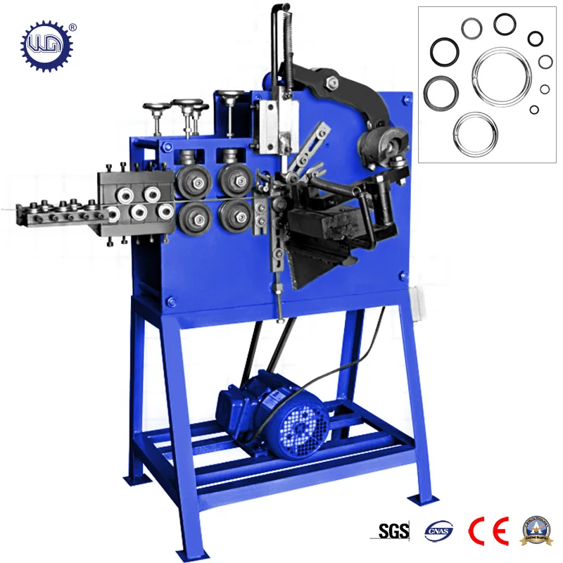 
Low Cost Mechanical Metal Wire Closed Key Ring Making Machine 