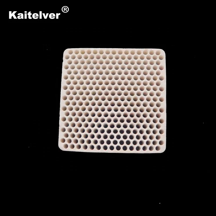 Various sizes straight hole ceramic honeycomb filter slice for aluminum & iron molten filtration