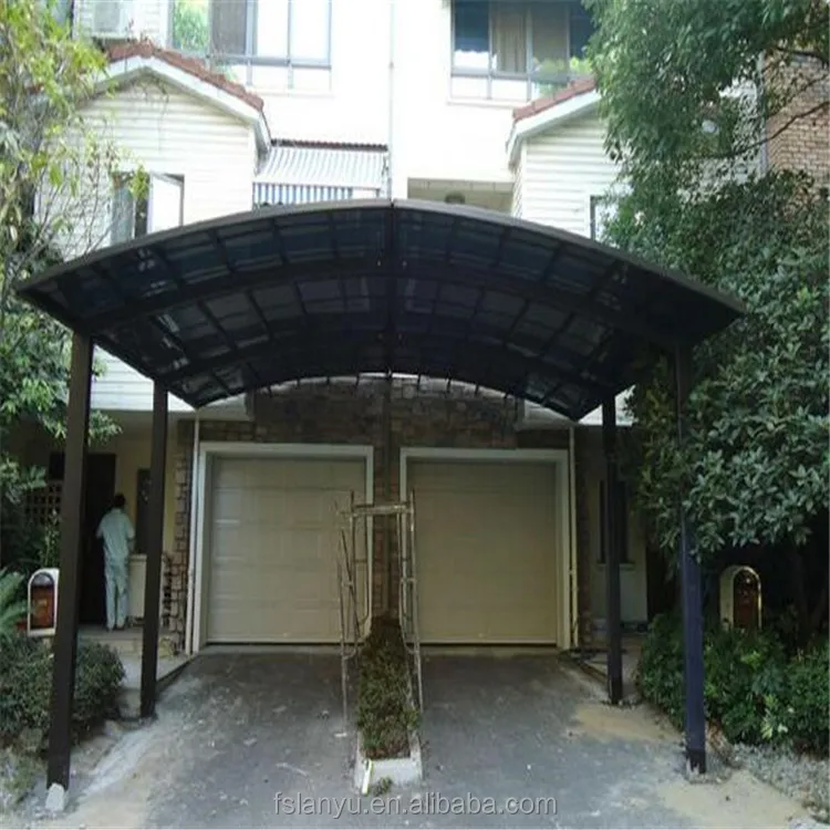 polycarbonate canopy solar panel carport plastic car shed