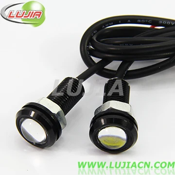 Дневные ходовые огни 12 В, 18 мм, 23 мм, «Орлиный глаз», светодиодные водонепроницаемые дневные ходовые огни/стоп-сигналы/Фонари (12 В постоянного тока)