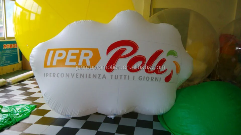 giant inflatable cloud advertising balloons with logo BA-11