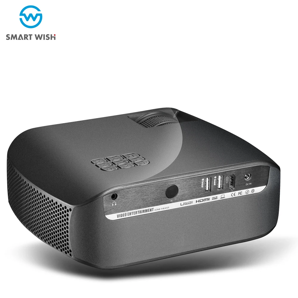 F10 4 inch LCD 2800 Lumens LED output HD home theatre 720P projector with 180 inch image