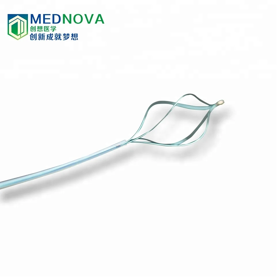Medical high quality Oval and Spiral stone retrieval basket for ERCP endoscopy