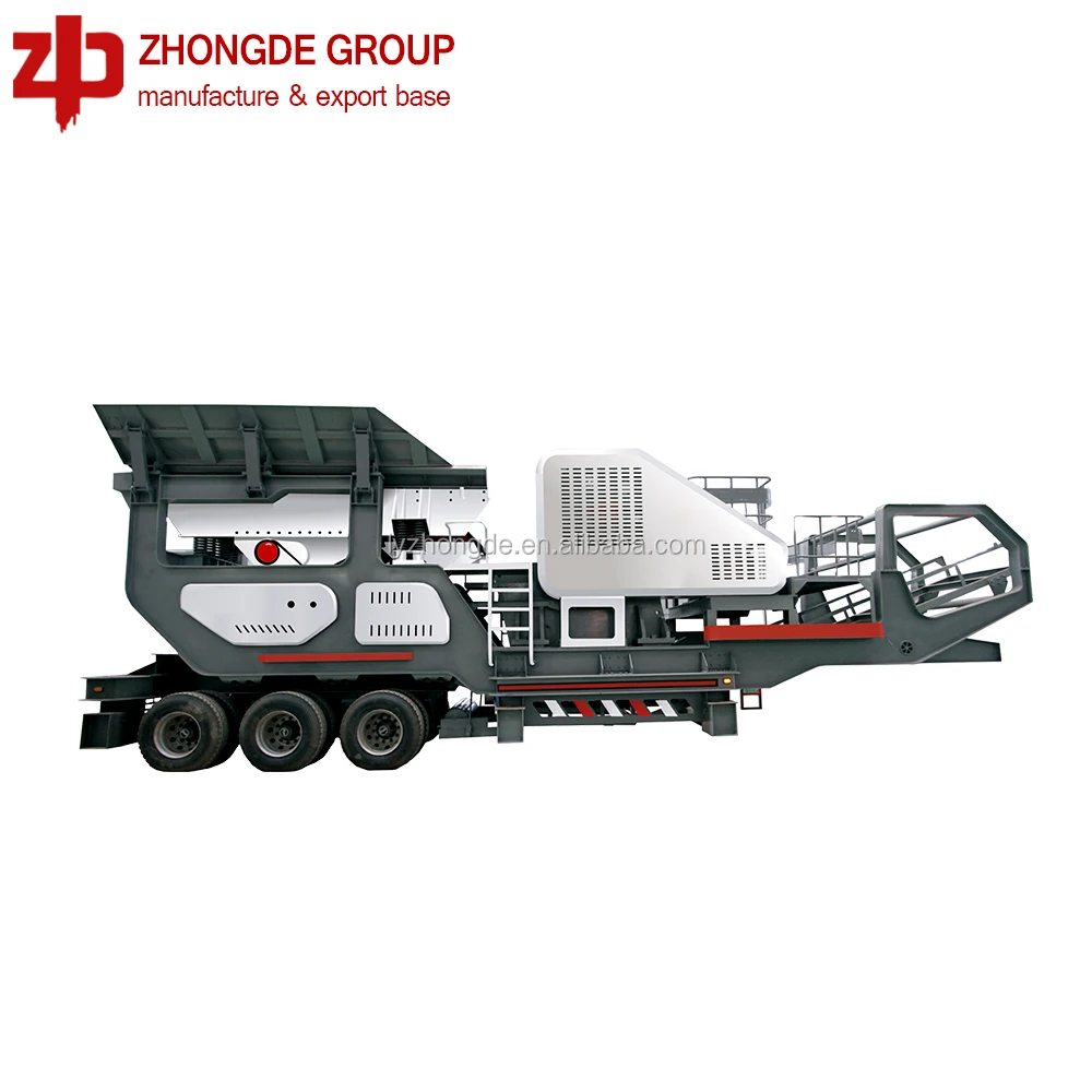 mobile crusher moving jaw crusher movable crushing plant